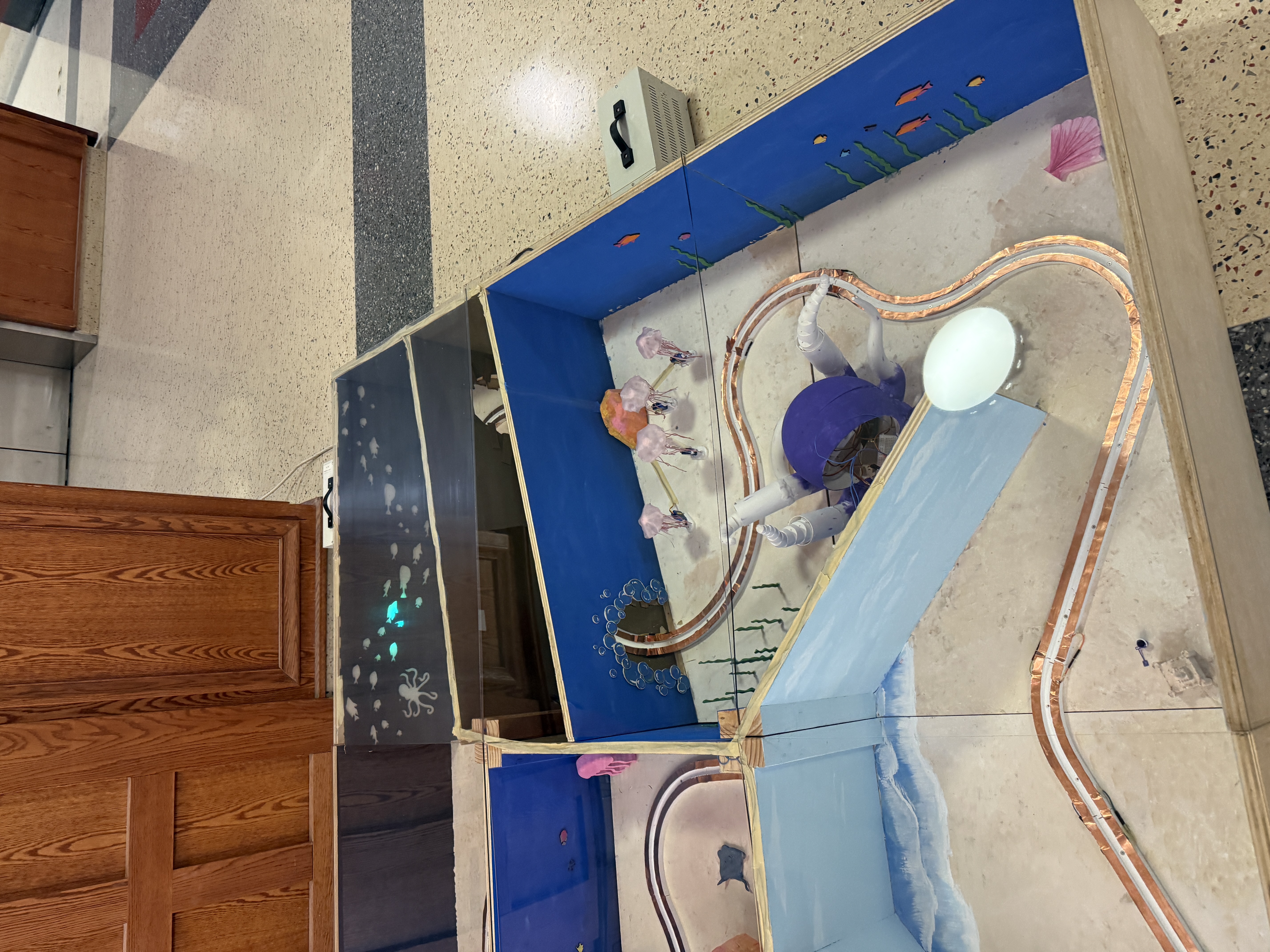 The dark ride demonstrated at Engineering Expo